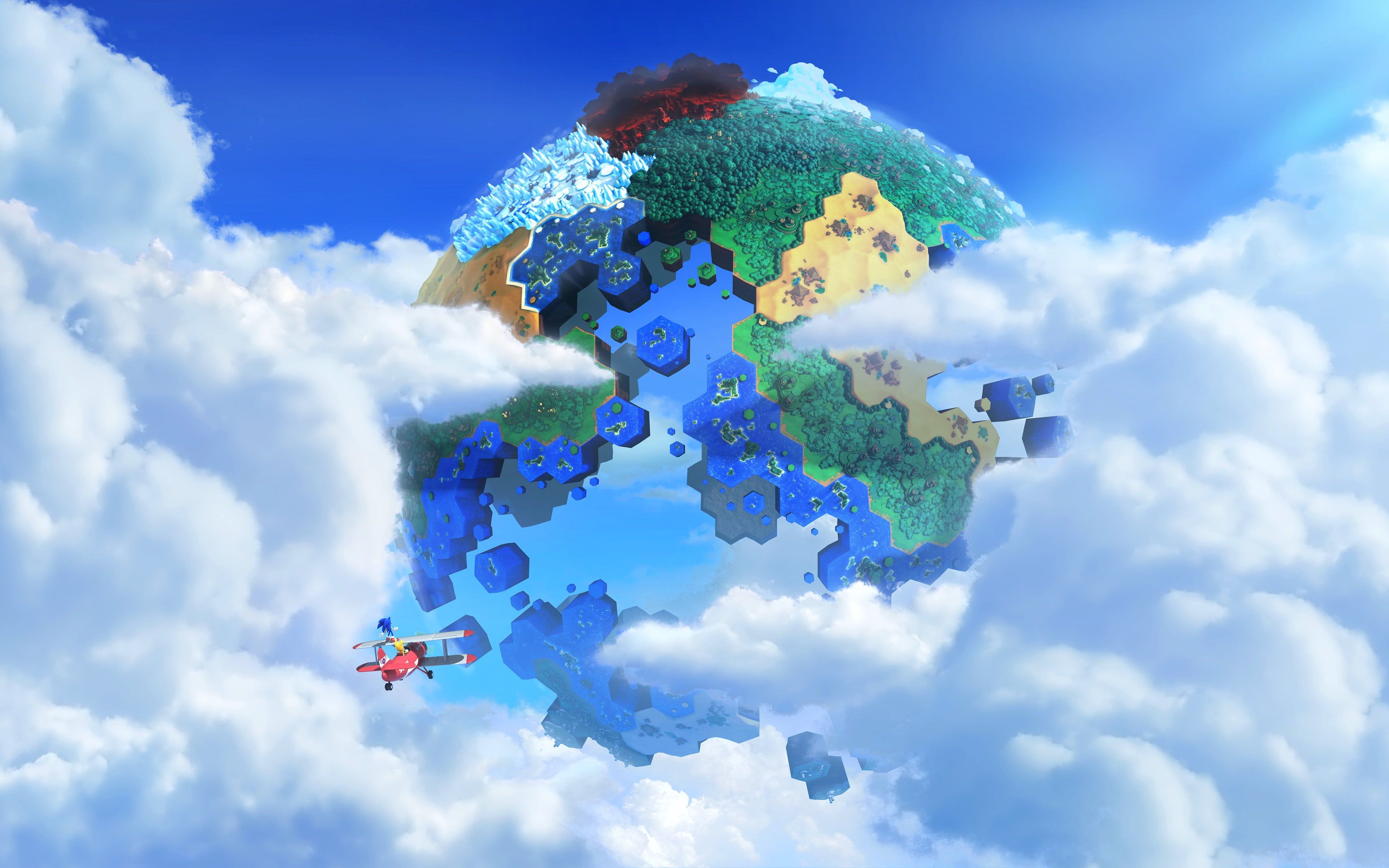 Assorted Color 3D Wallpaper, Sonic The Hedgehog, Video Games