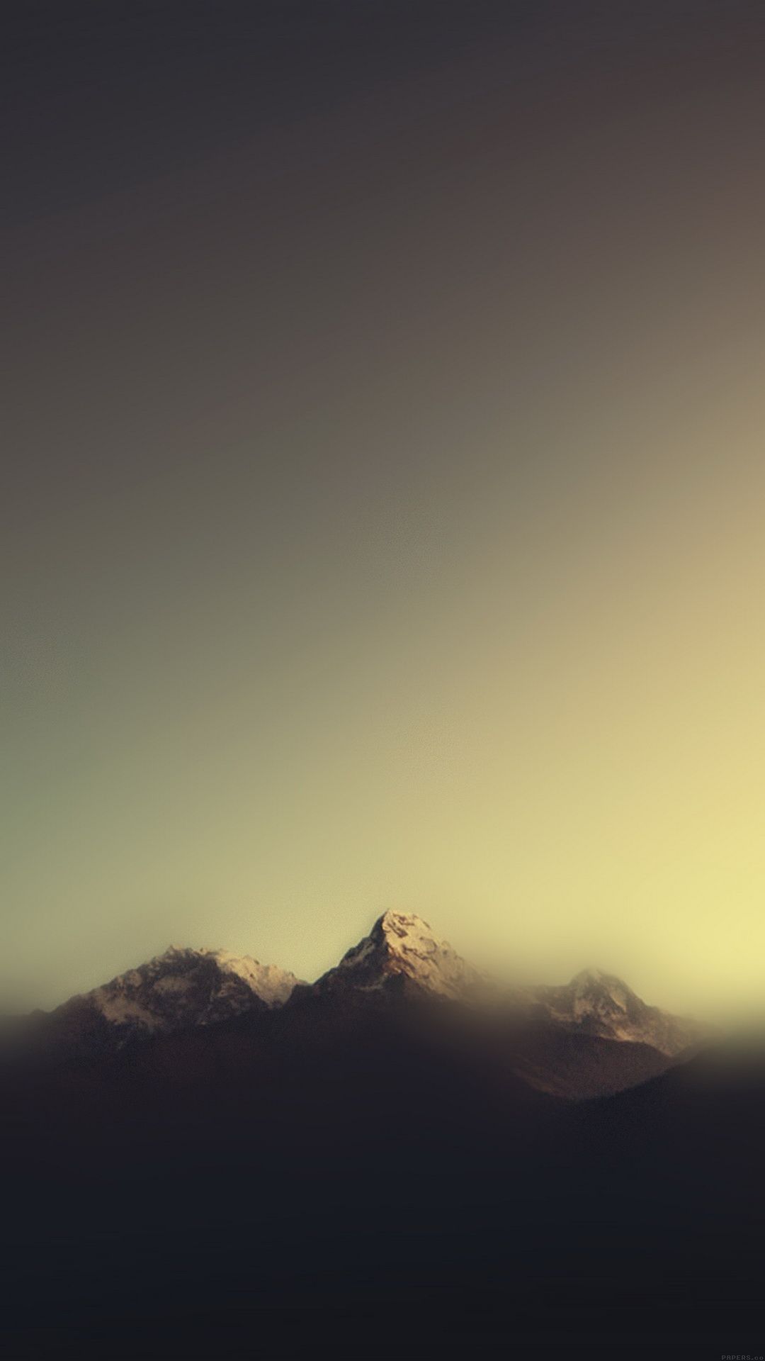 Mountain blur minimal htc one wallpaper