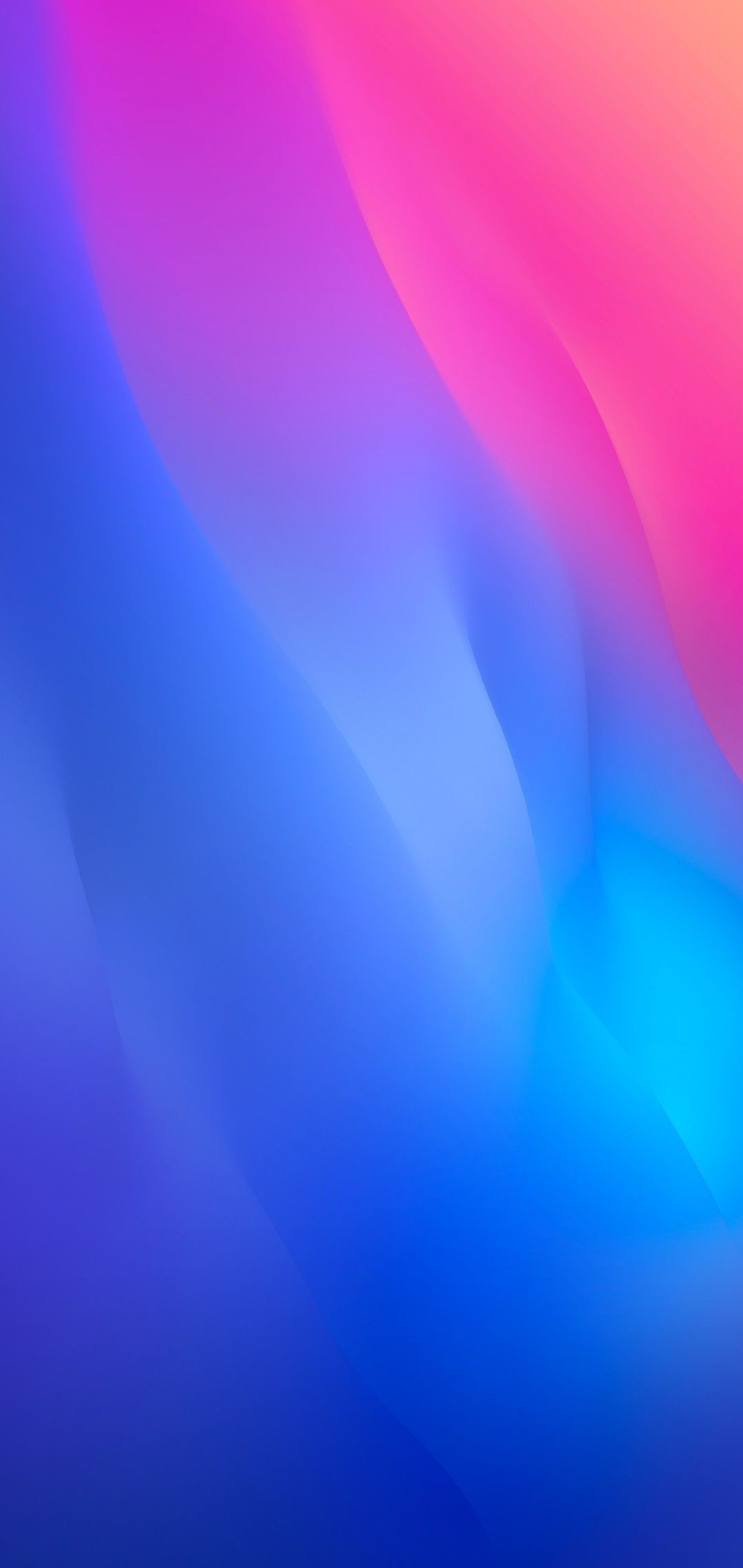 iOS iPhone X, blue, pink, clean, simple, abstract, apple