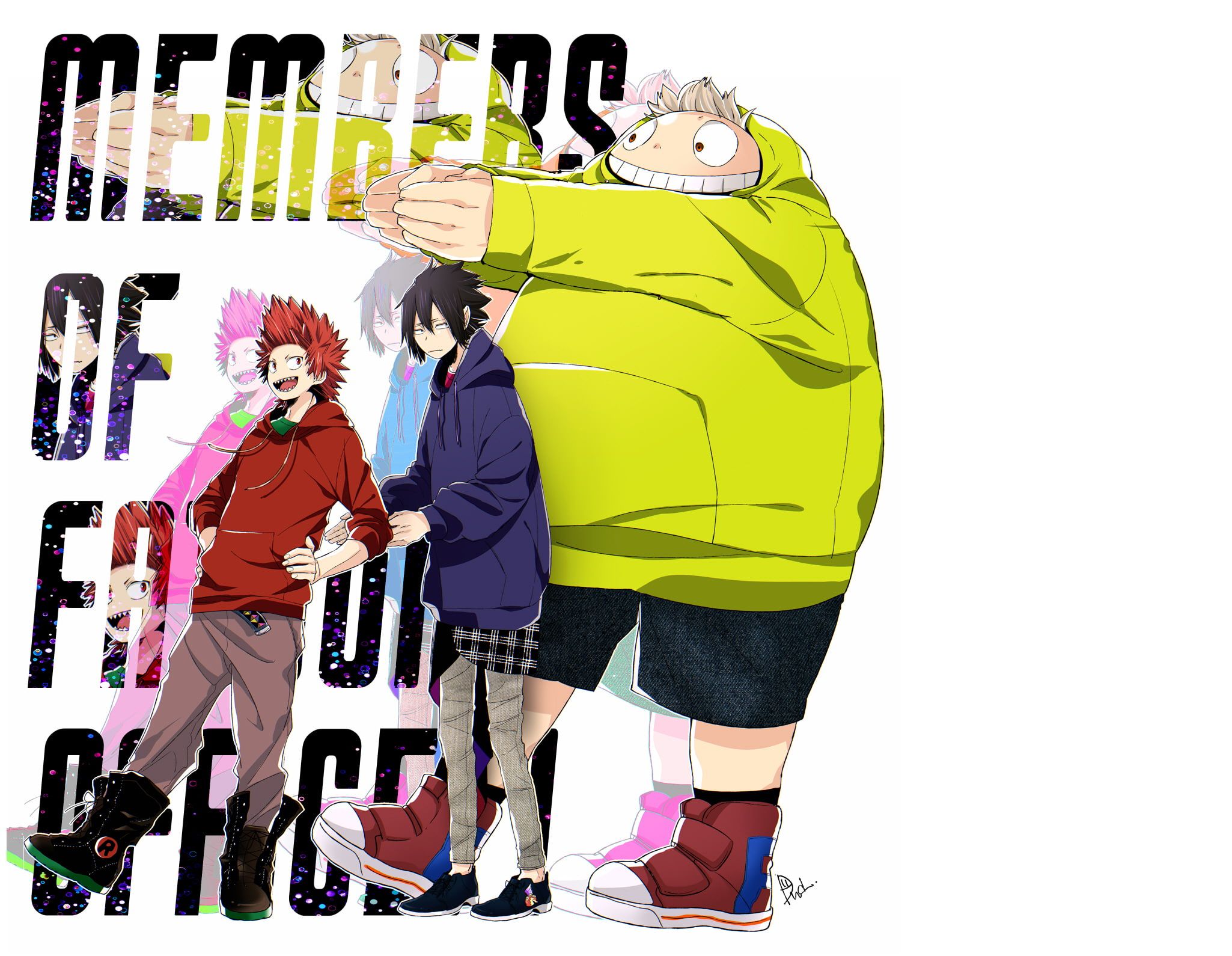 Anime, My Hero Academia, Eijiro Kirishima, Fatgum Boku No Hero