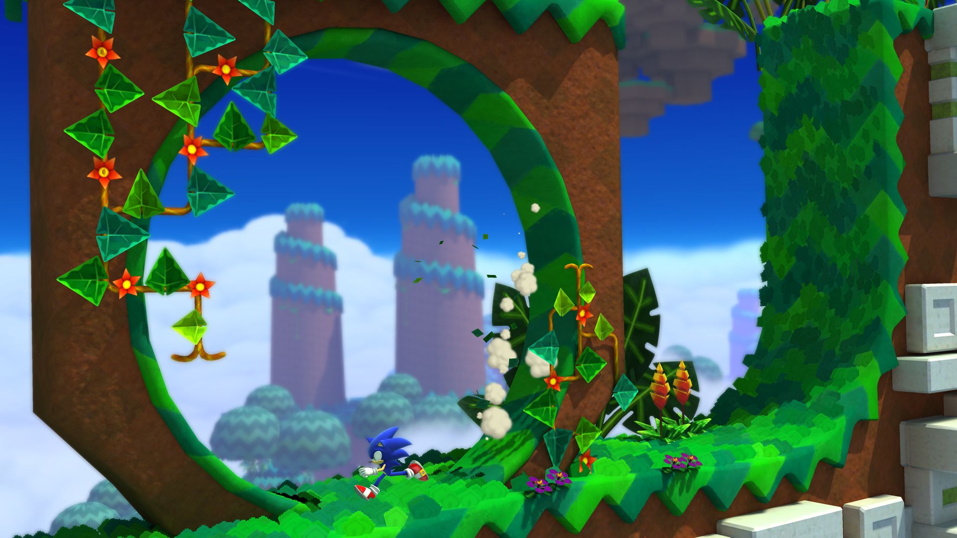 sonic world background