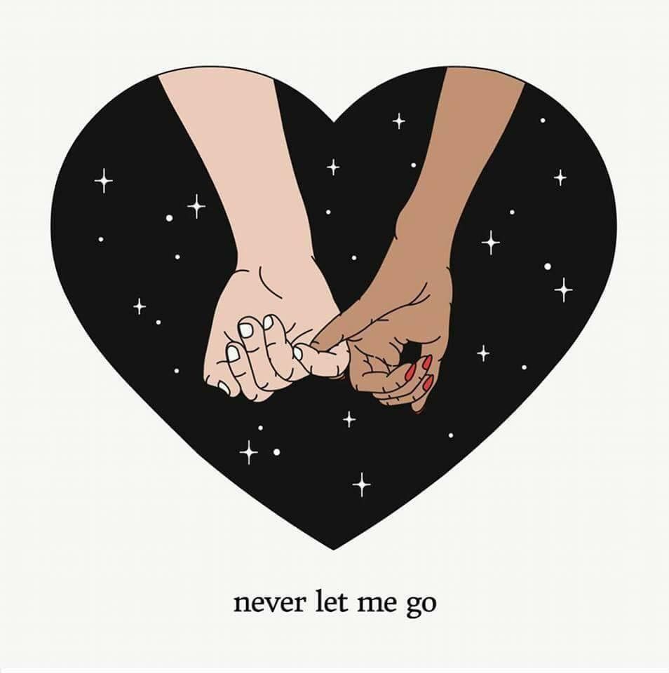 Never Let Me Go. Interracial art, Art