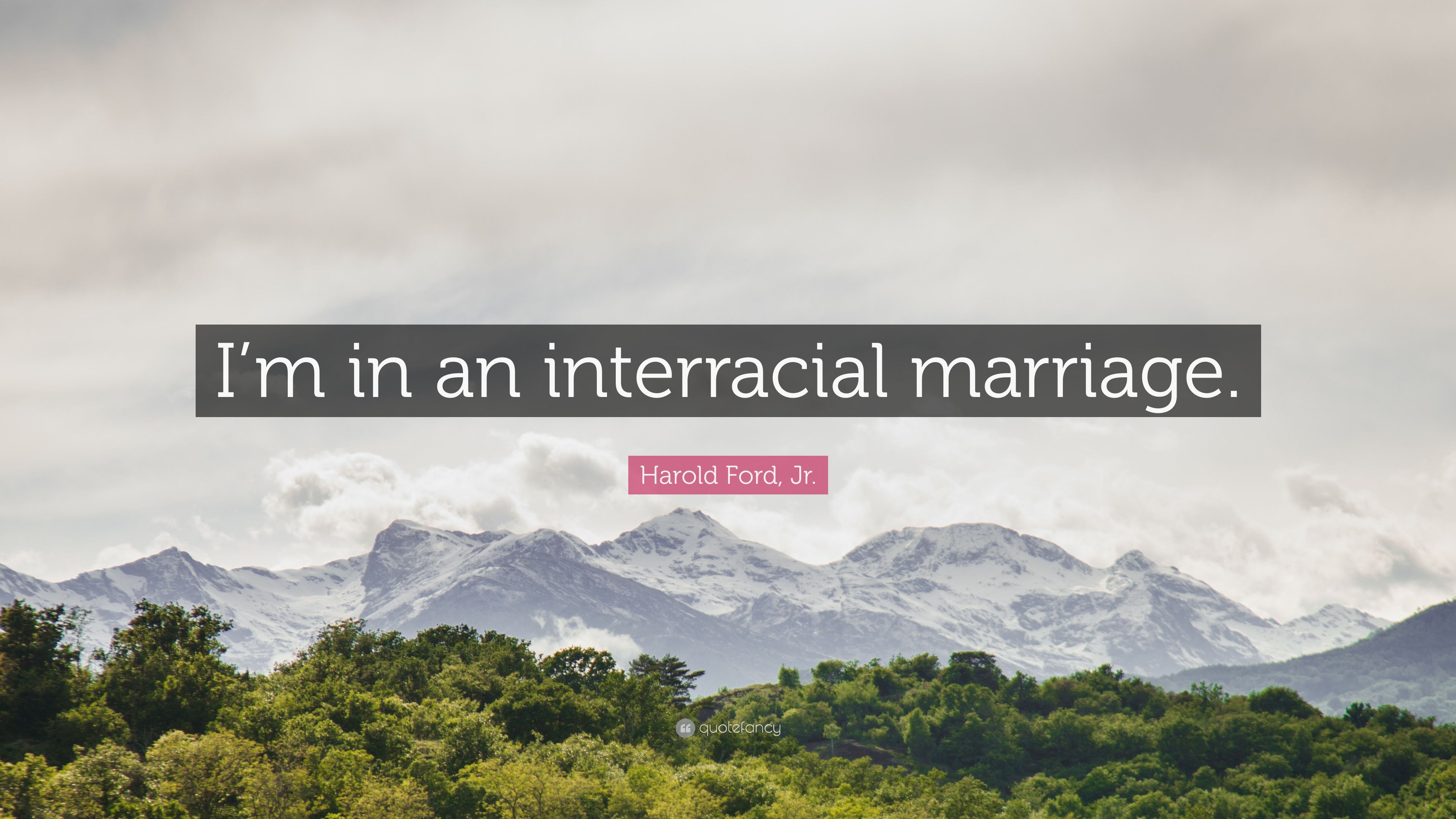 Harold Ford, Jr. Quote: “I'm in an interracial marriage.” 10