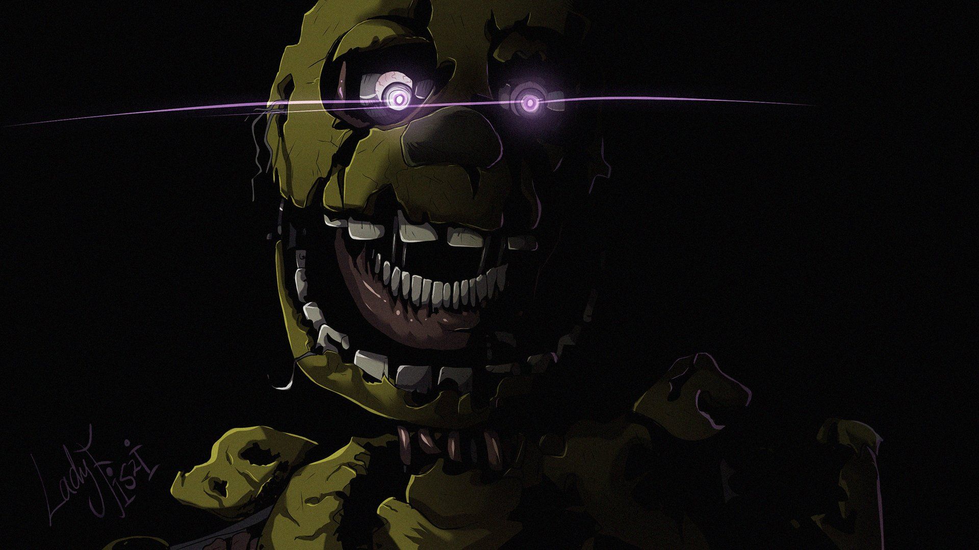 Download William Afton Five Nights At Freddy's Scary Anime Boy Wallpaper