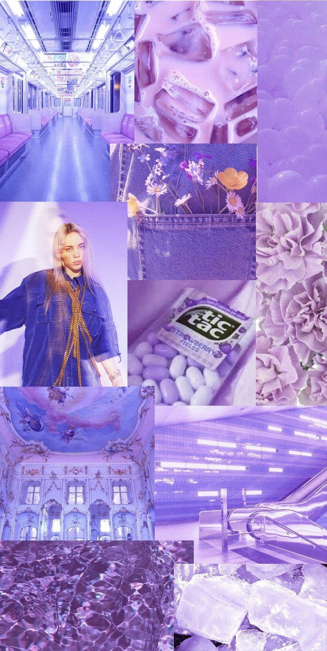 Pastel Light Purple Aesthetic Billie Eilish Wallpaper 1. Purple