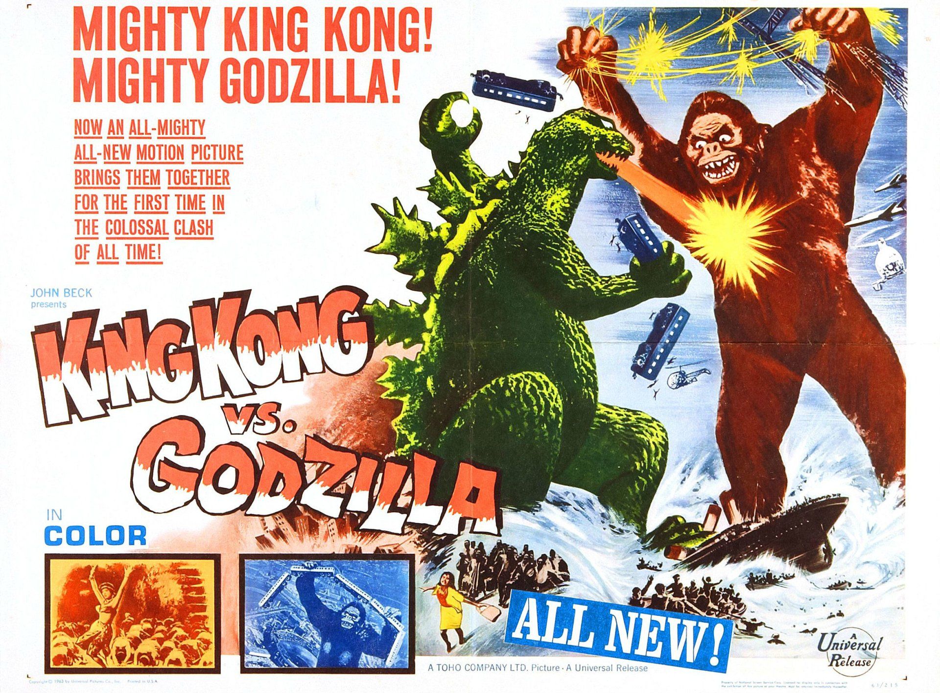 King Kong Vs. Godzilla HD Wallpaper