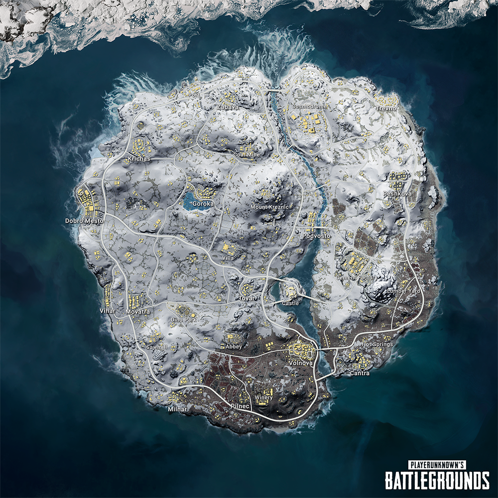 PUBG Vikendi map tips, best locations for loot, drop locations