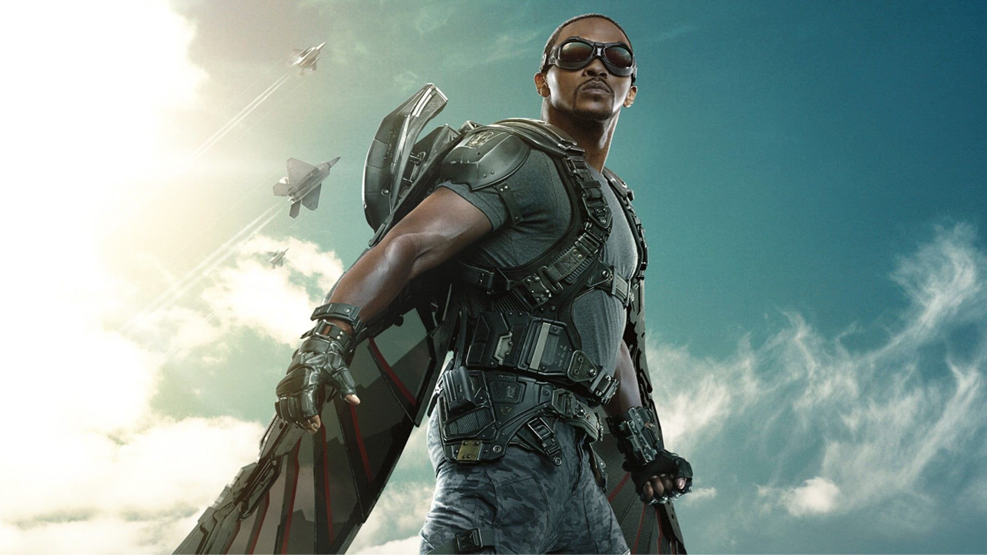 Marvel Falcon digital wallpaper, Captain America: The Winter