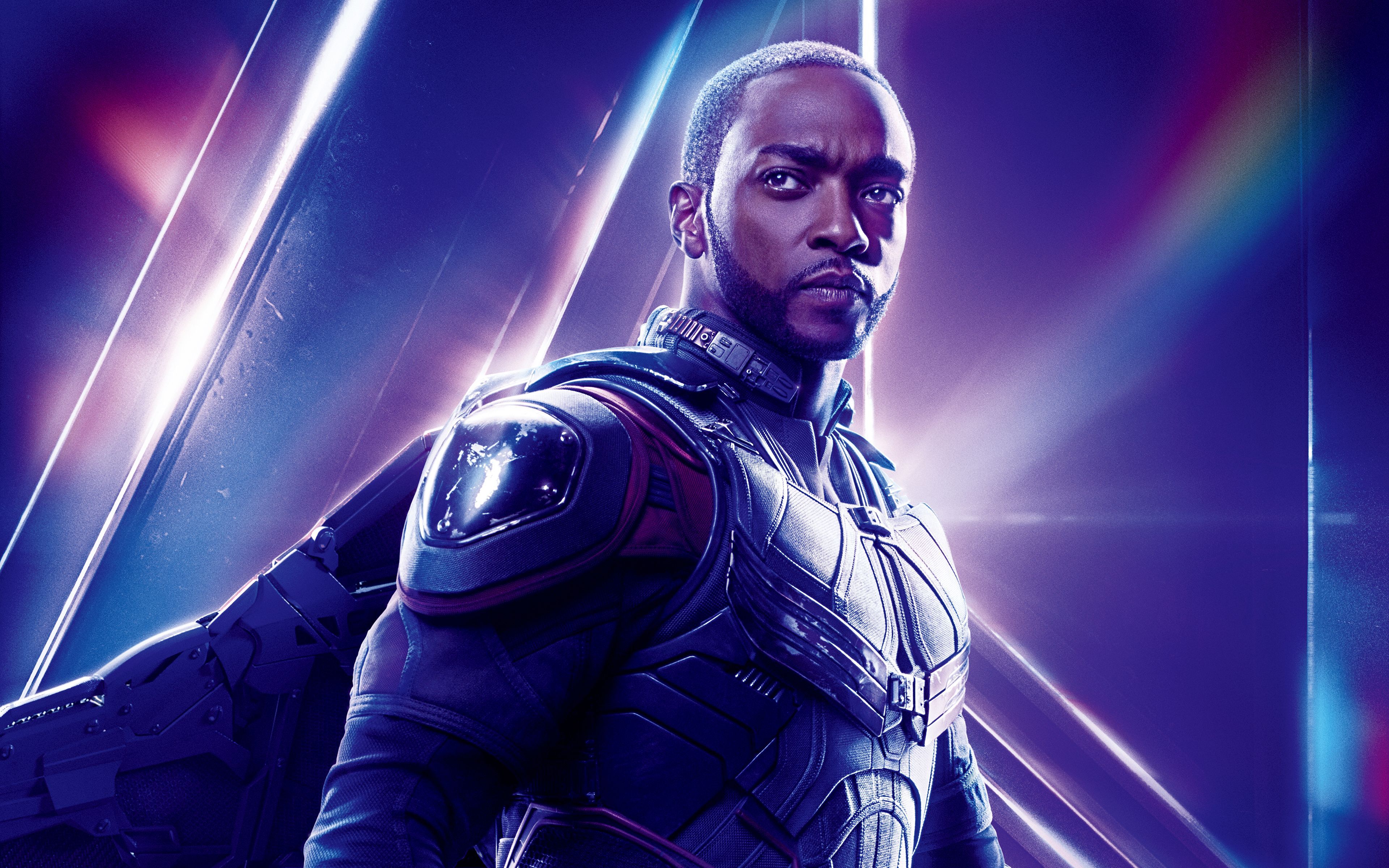 Anthony Mackie as Falcon in Avengers Infinity War 5K. Avengers