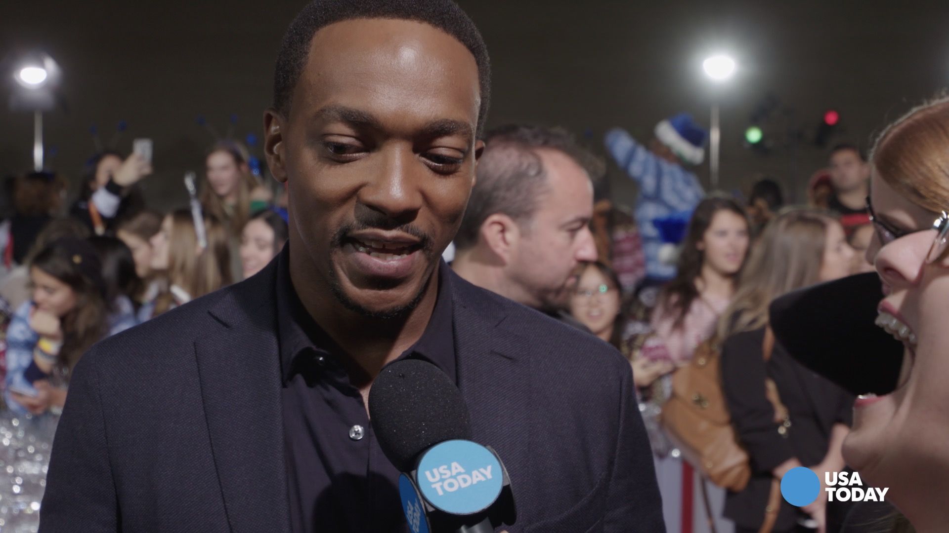 Anthony Mackie got his comedic 'Night Before' role