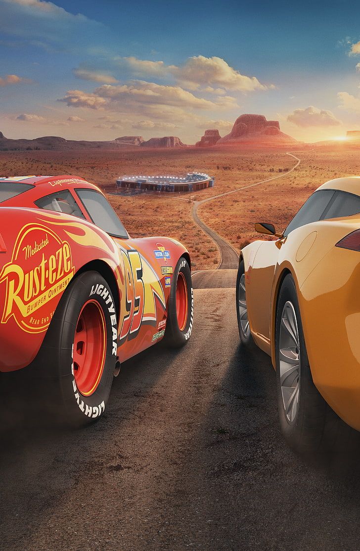 HD wallpaper: Cruz Ramirez, Pixar, Cars Animation, Lightning McQueen, 4K