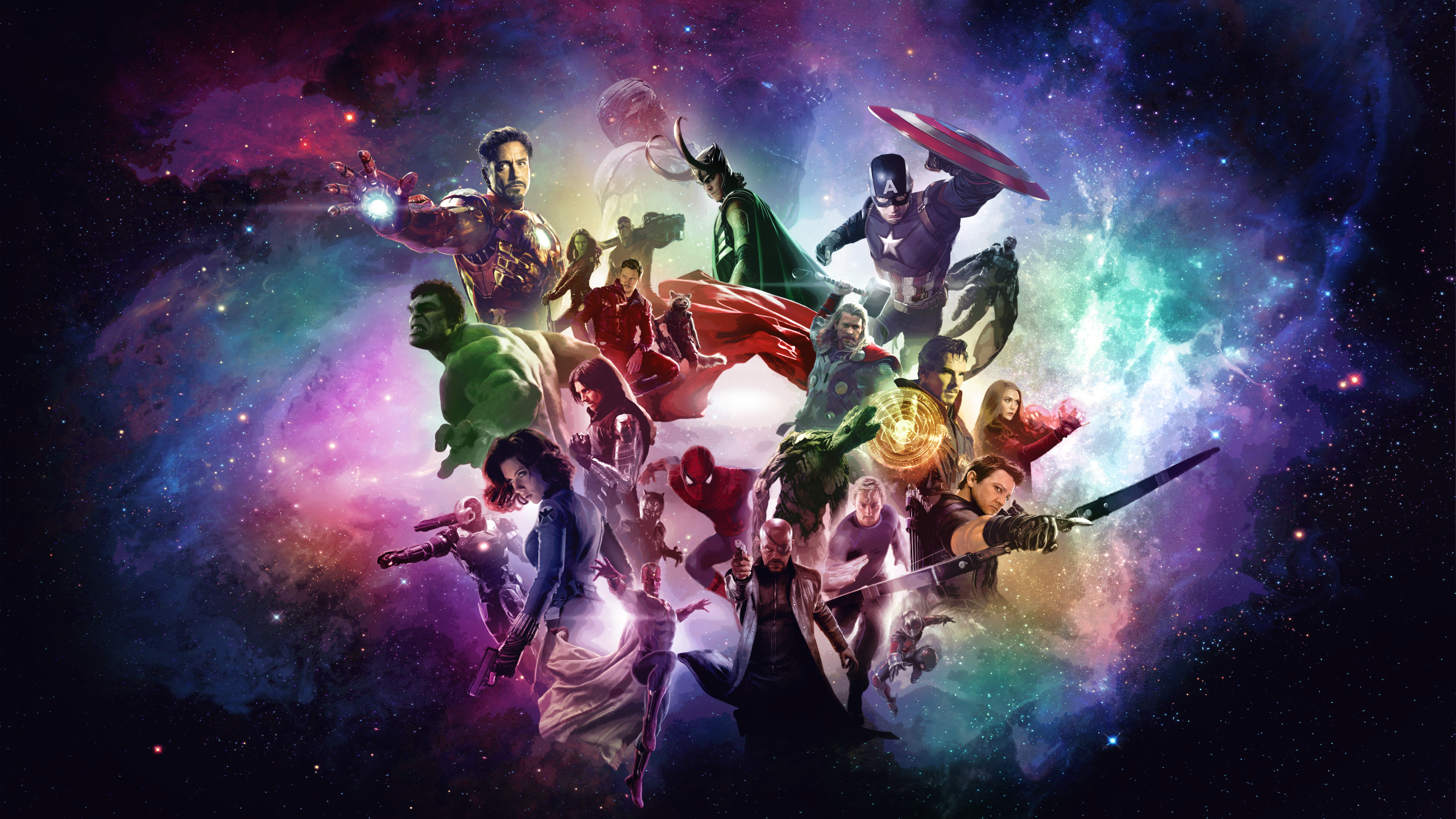 Marvel Cinematic Universe Wallpaper [2560x1440]. Marvel background, Marvel movie timeline, Marvel wallpaper