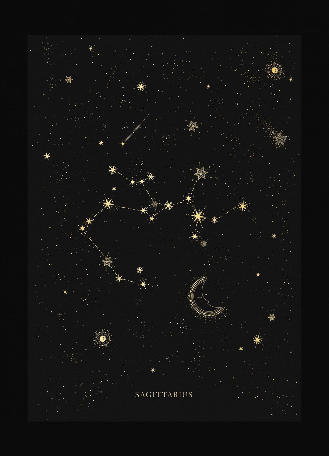 Sagittarius Constellation. Aquarius constellation tattoo
