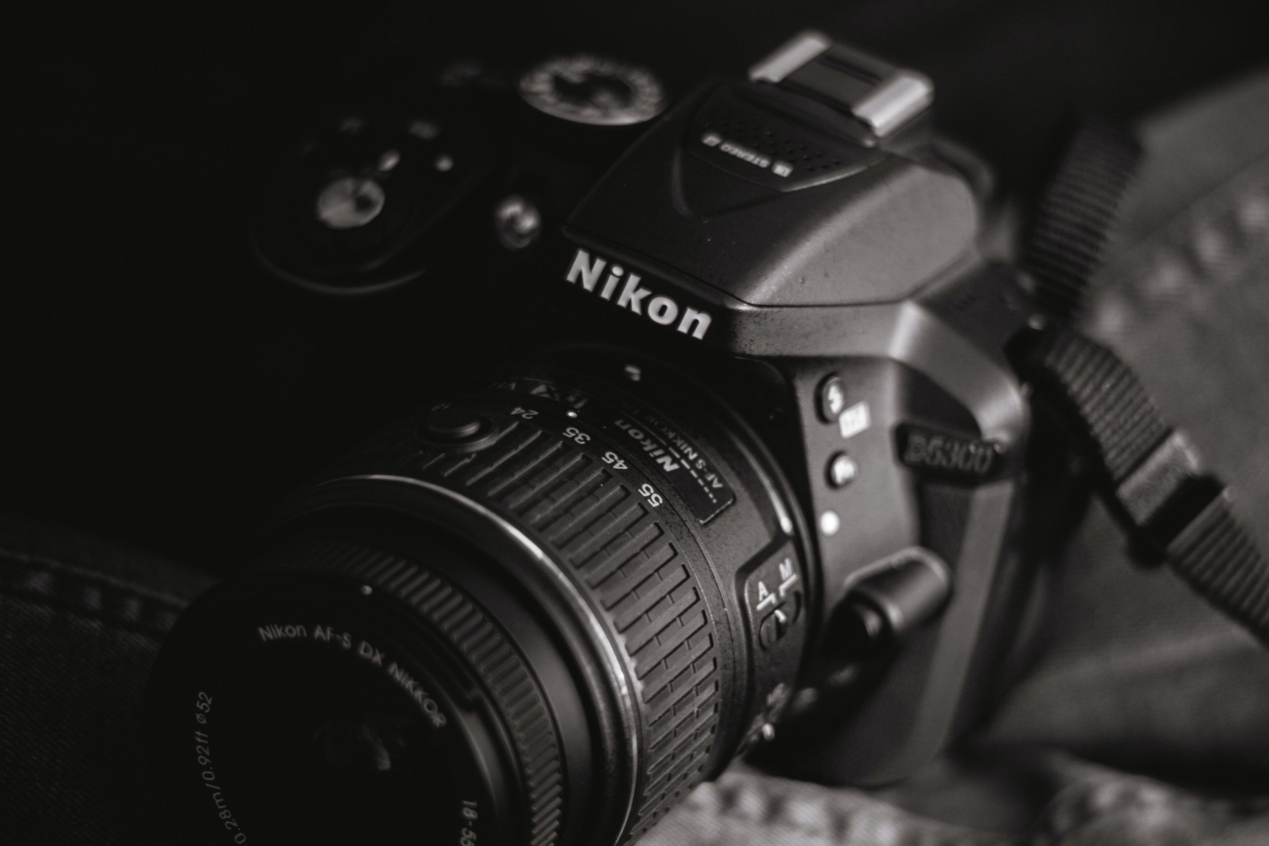 Nikon D5300 in Grayscale Photography · Free