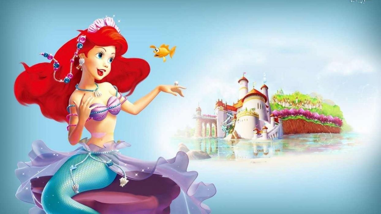LITTLE MERMAID disney fantasy animation cartoon adventure family 1littlemermaid ariel princess wallpaperx1080