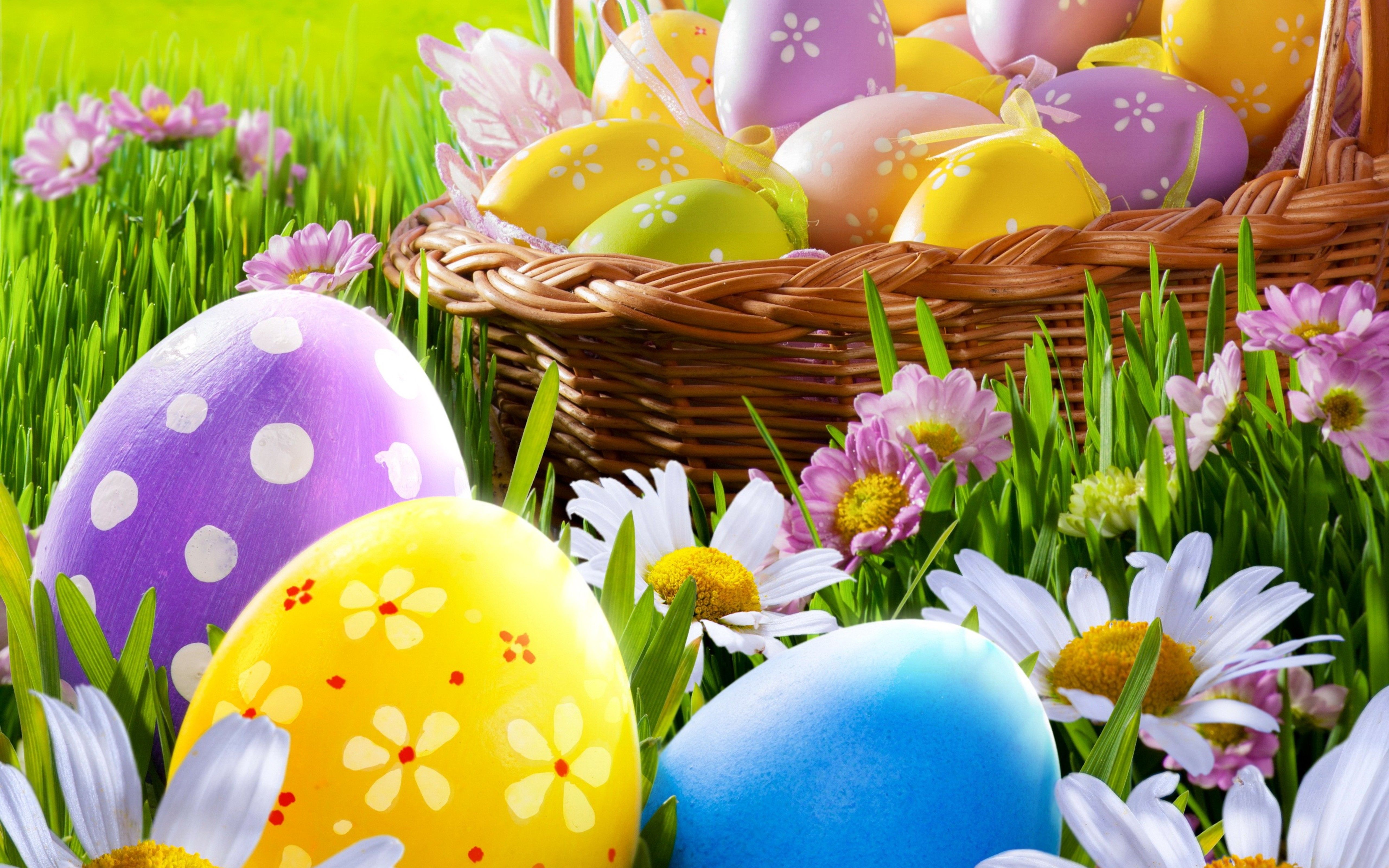 Wallpaper Download 5120x3200 Happy Easter holiday full