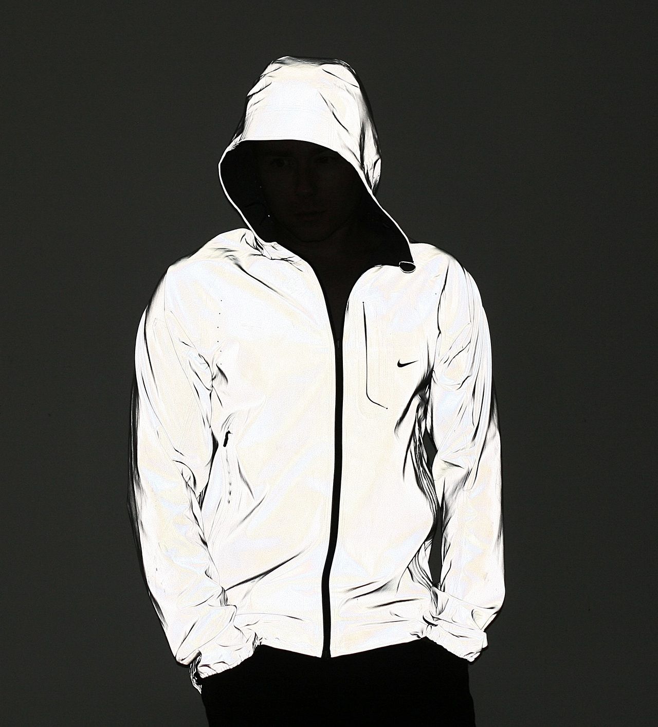 Nike Vapor reflective jacket. Reflective clothing, Reflective