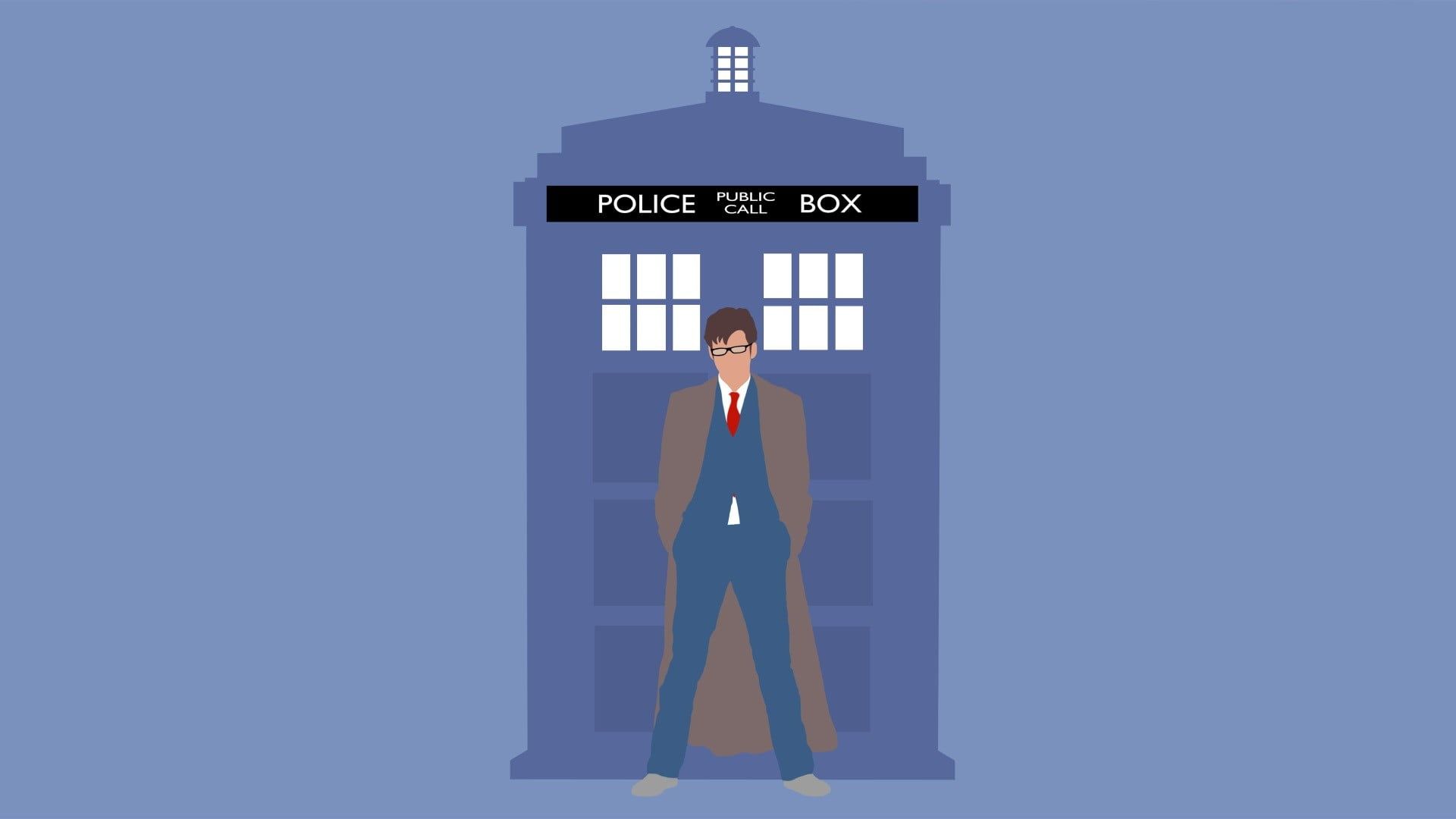 Police Box logo, Doctor Who, The Doctor, TARDIS, Tenth Doctor HD