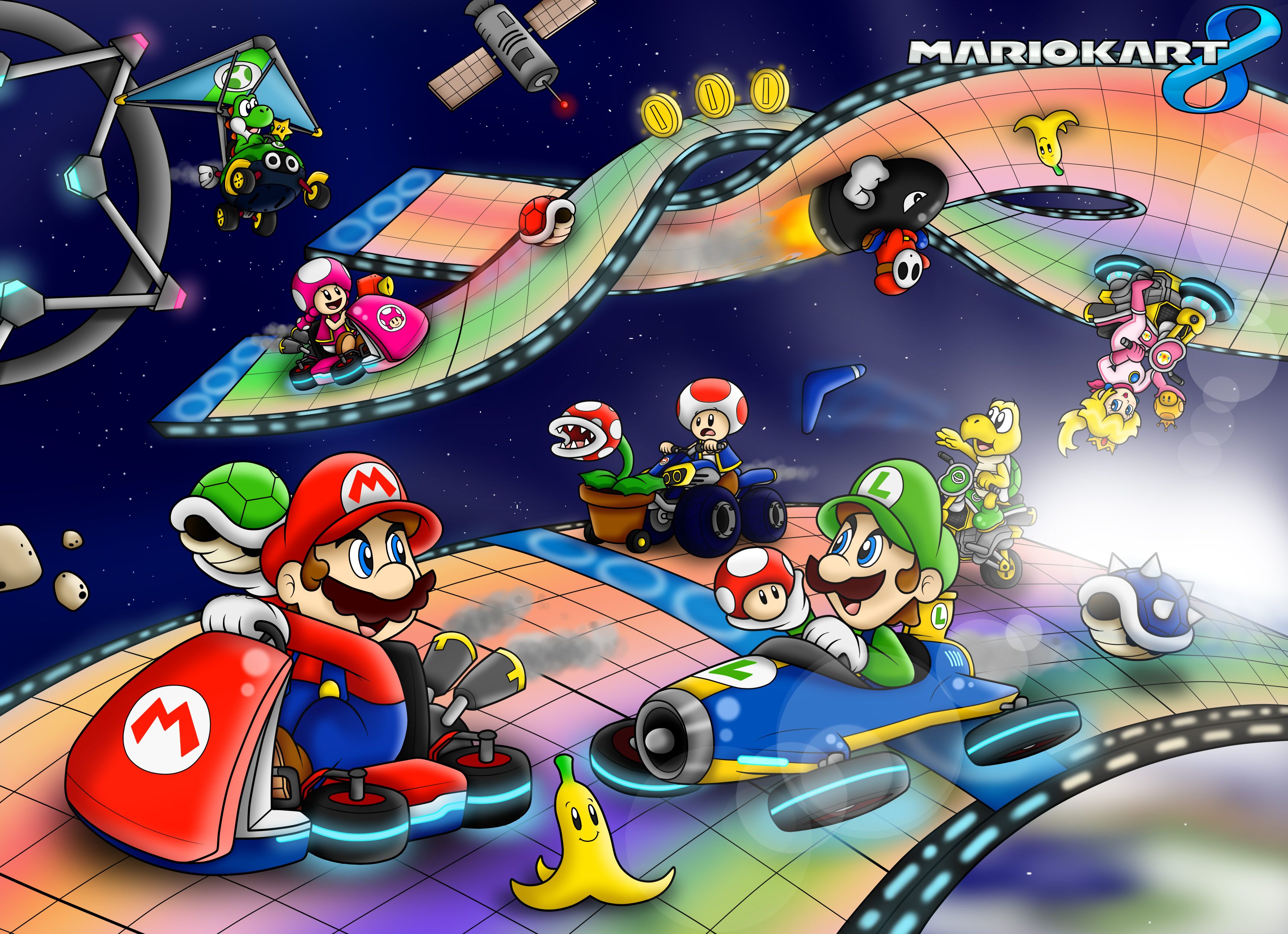 TOADETTE Background. TOADETTE Mario Kart