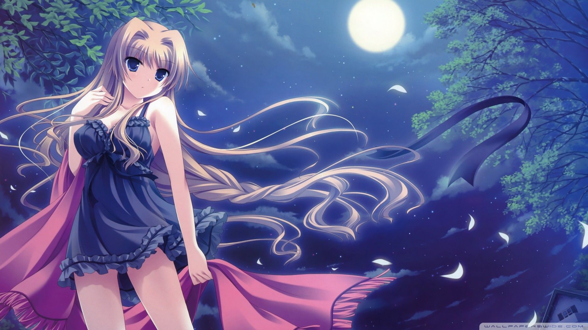Anime girl wallpaperDownload free beautiful HD wallpaper