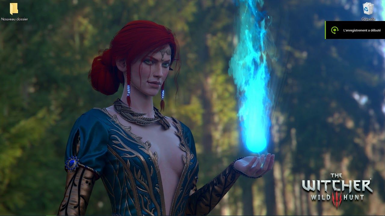Test Wallpaper Engine Triss Merigold The Witcher - Трисс Меригольд