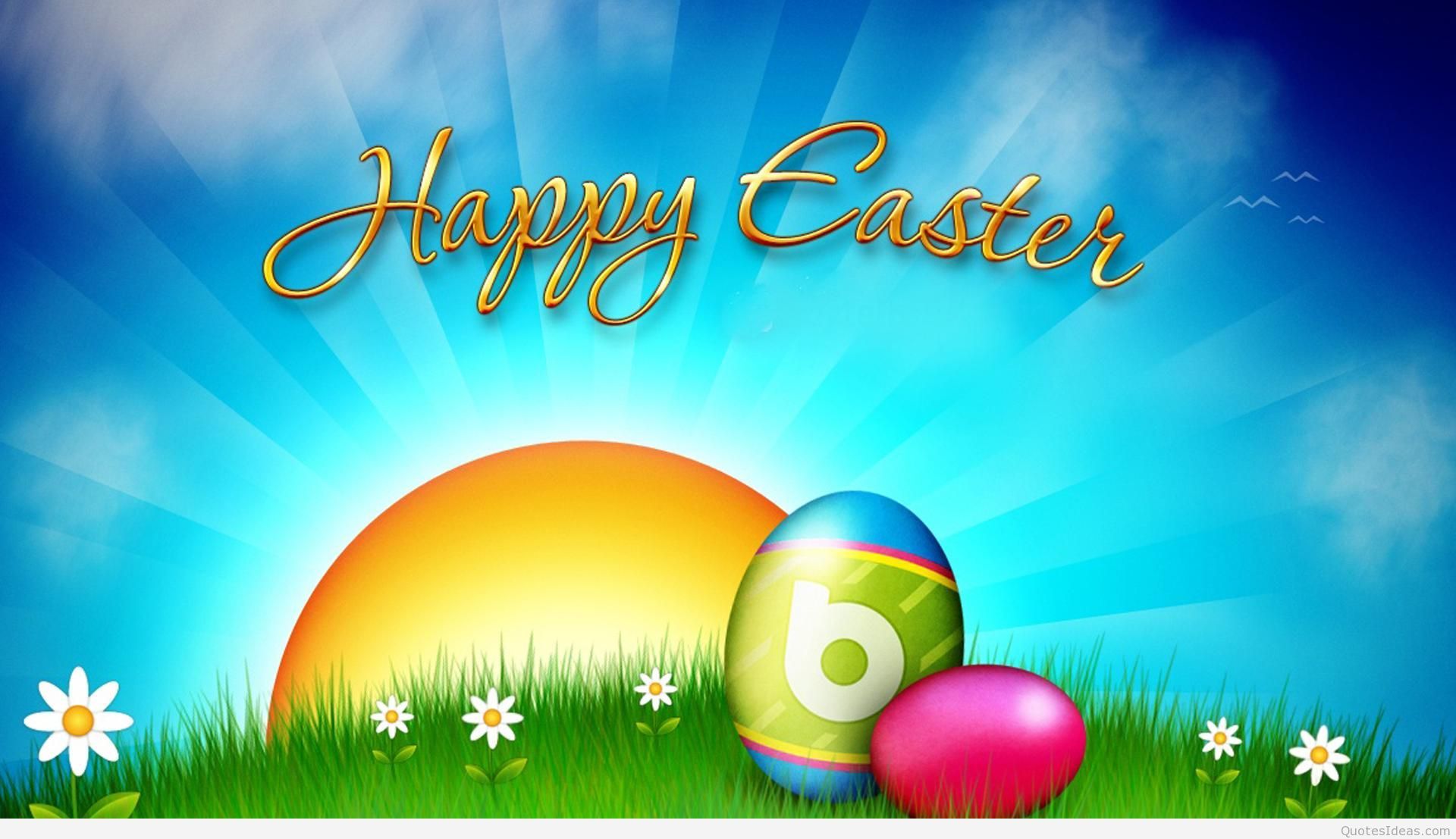 Free download Happy Easter sunday wallpaper HD wishes 1920x1107