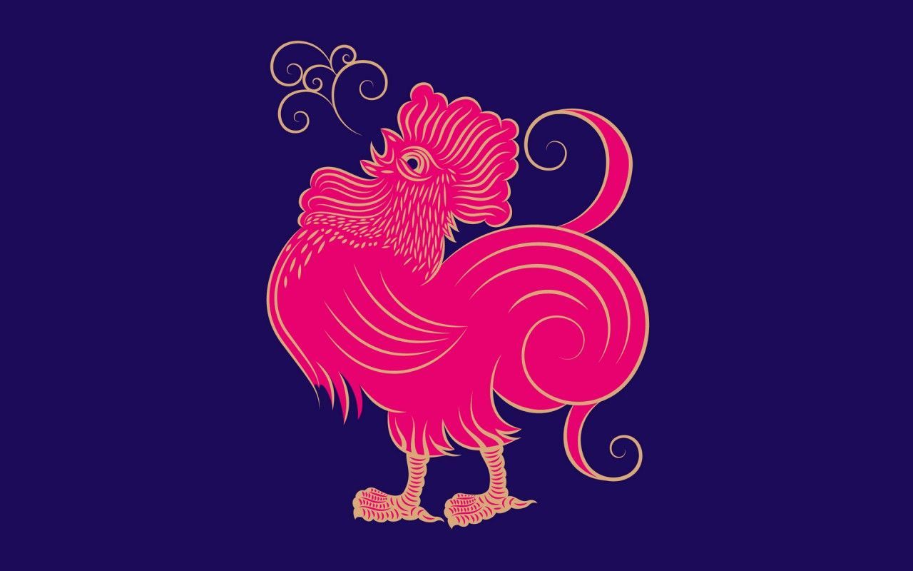 Chinese Zodiac Rooster wallpaper. Chinese Zodiac Rooster stock