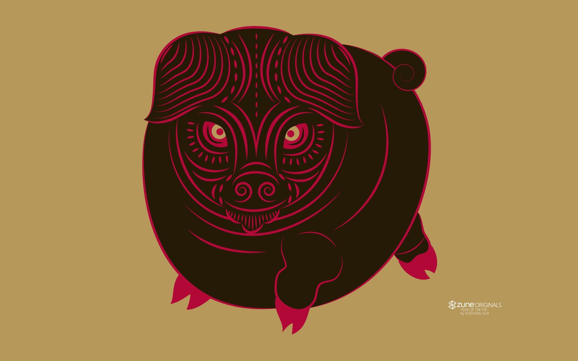 Year of the Pig Zodiac Wallpaper