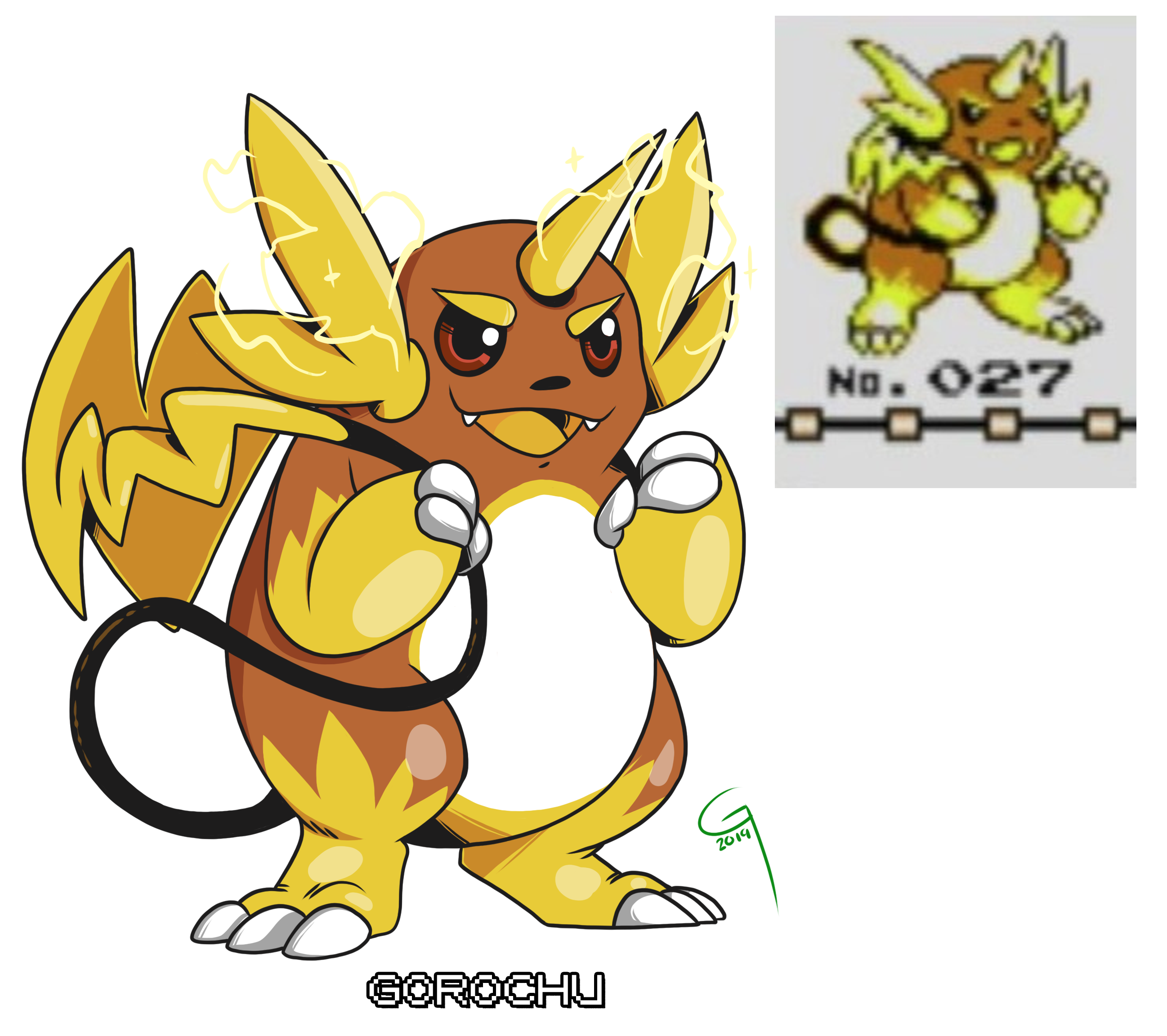 Gorochu another stab at drawing a beta sprite