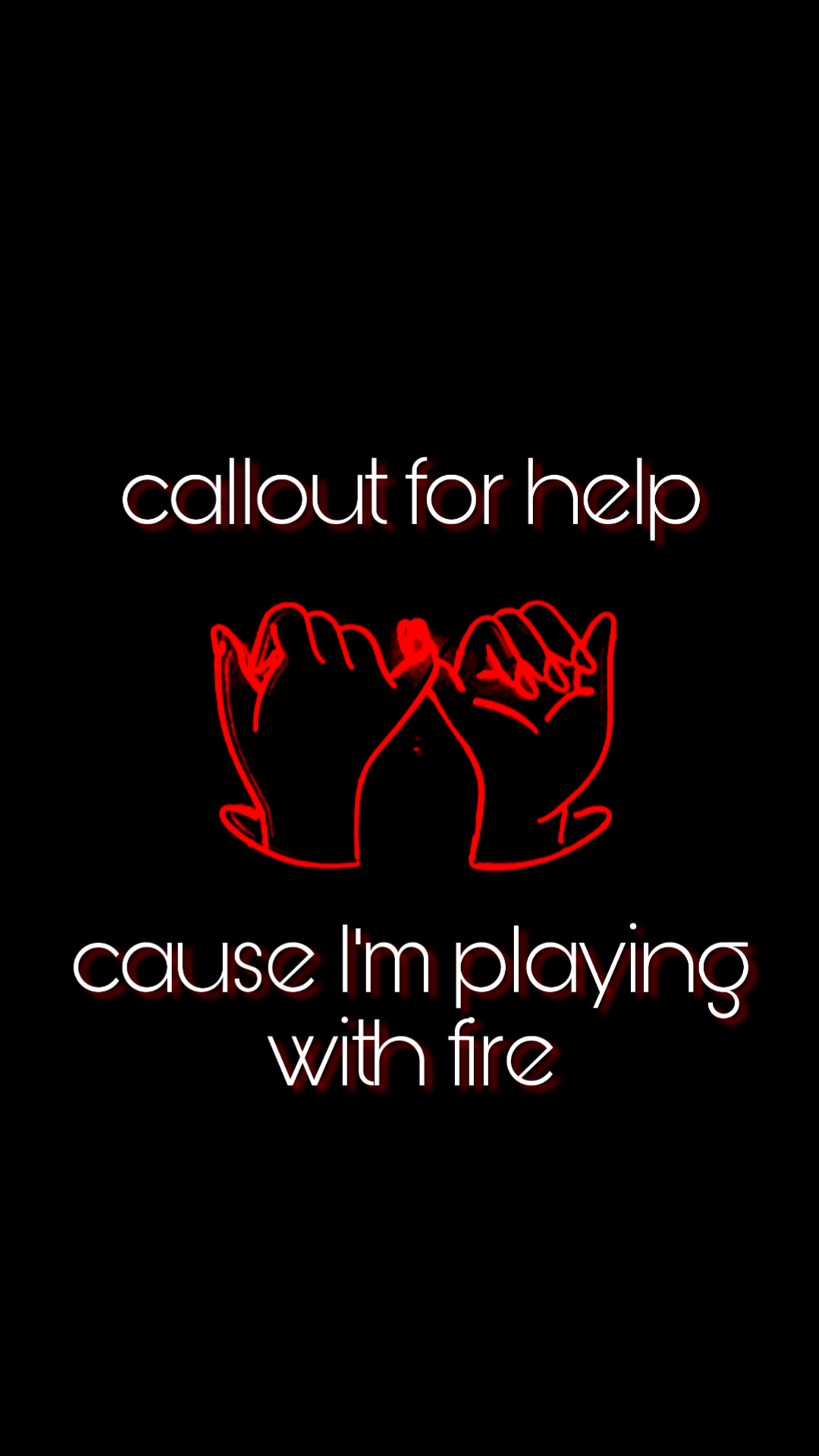 Custom Lyric Phone Wallpaper