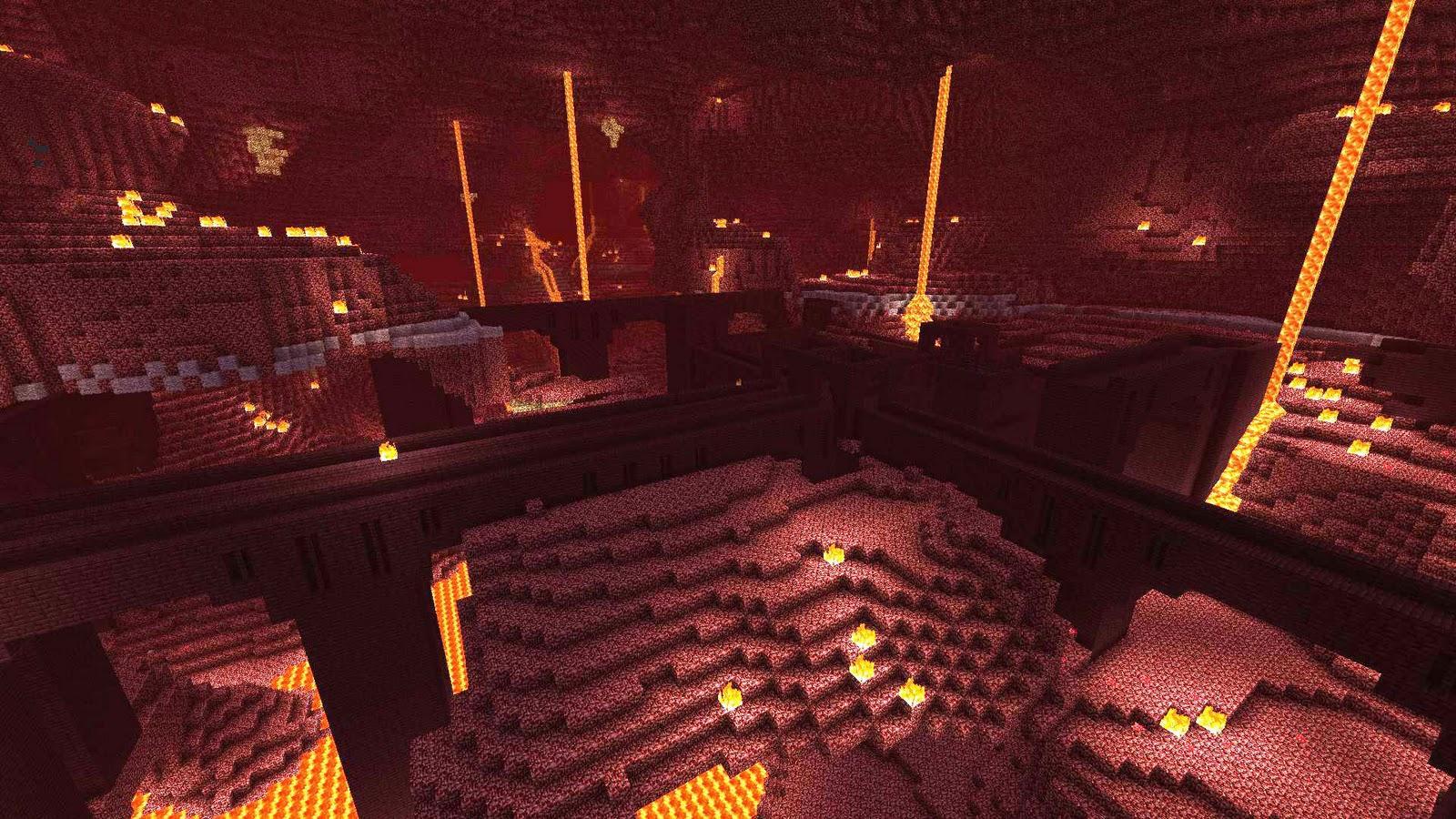 minecraft nether wallpapers wallpaper