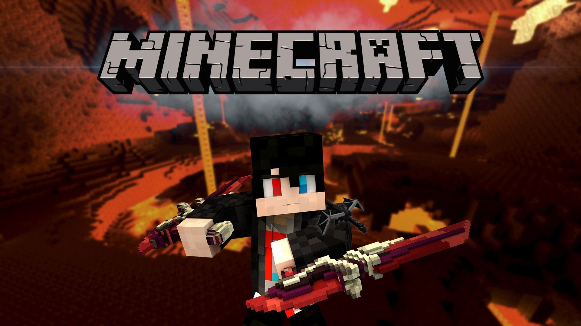Fighting in the Nether HD Wallpaper. Background Imagex1080
