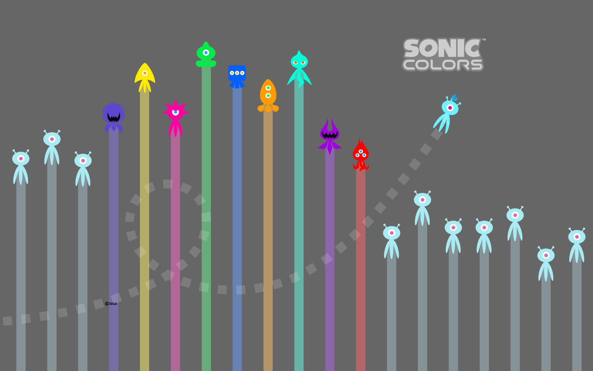 Exclusive: New Sonic Colours Wallpaper