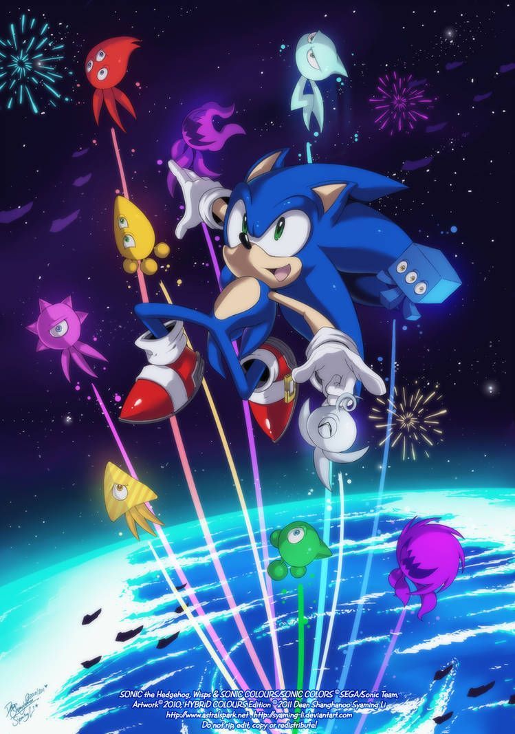 Sonic Colors Wallpaper By Syaming Li (Reupload)