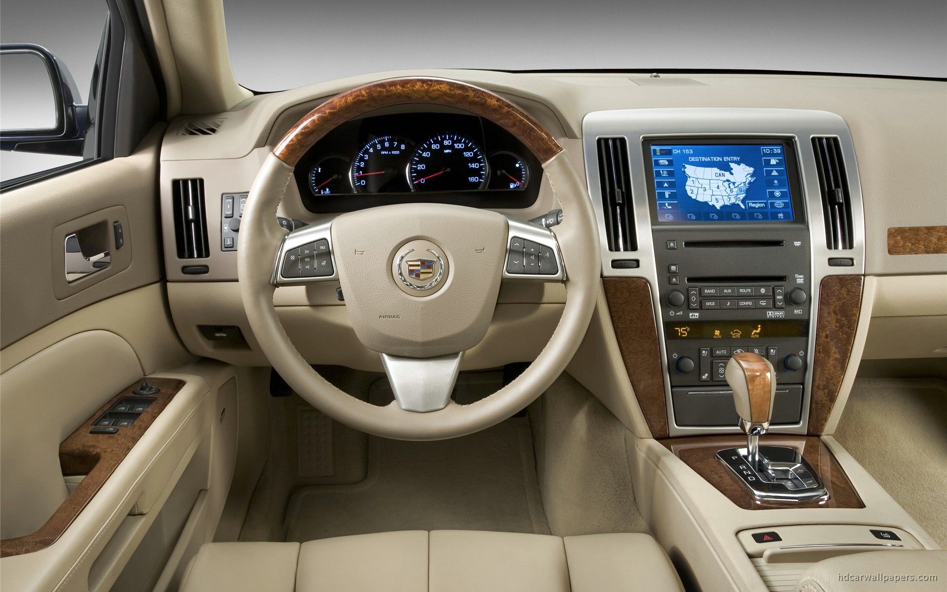 Cadillac STS Car Interior Wallpaper. HD Car Wallpaper