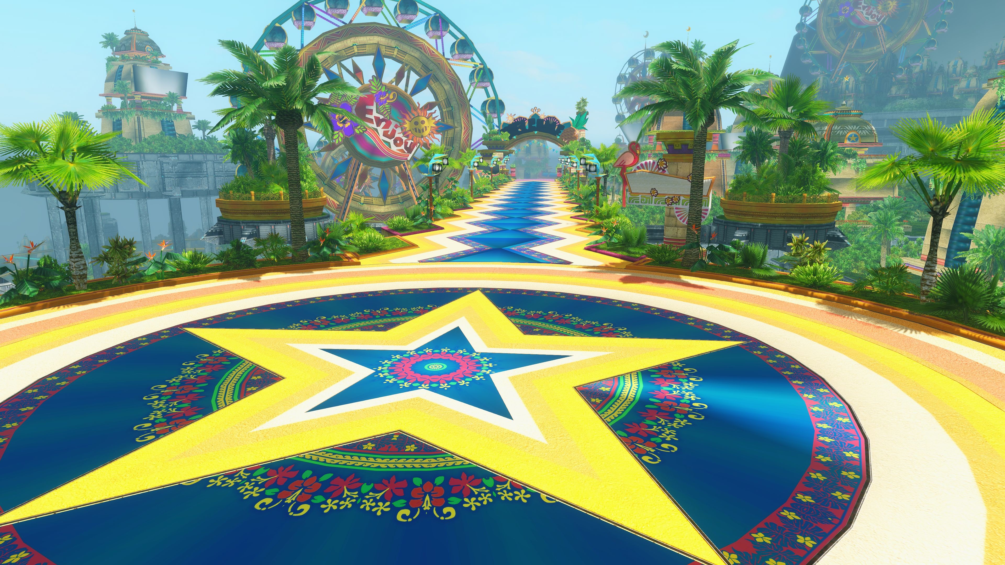 Sonic Colors Tropical Resort 4k Ultra HD Wallpaper. Background