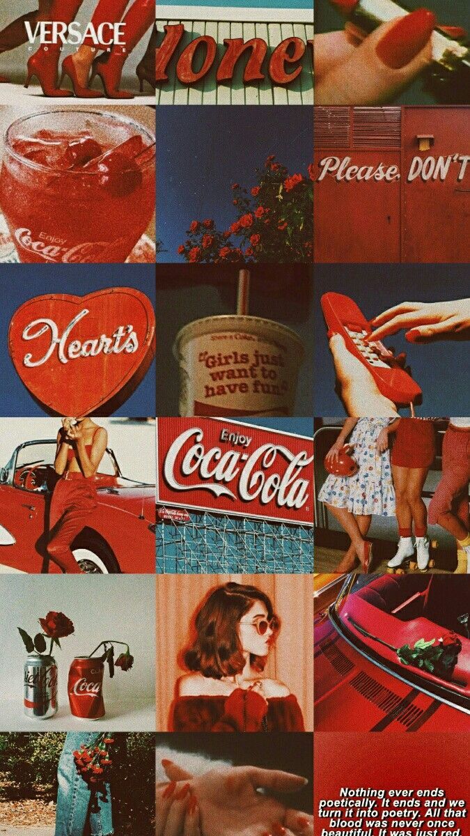 Vintage. Aesthetic iphone wallpaper, Red aesthetic