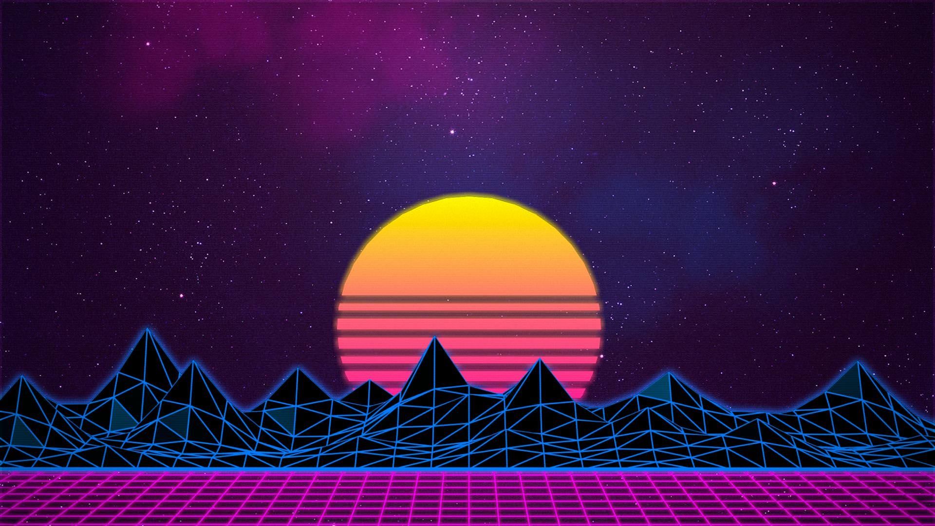 MKBHD's Desks OUTRUN Wallpaper
