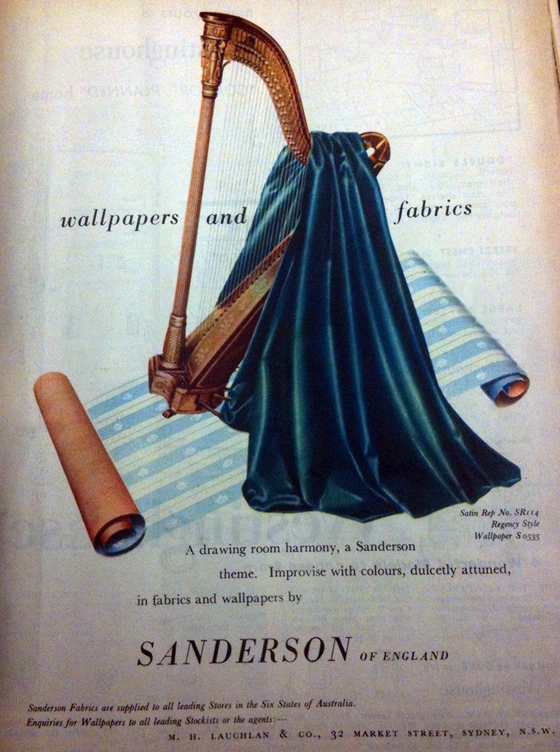 Retro ACTIVE Critiques: Vintage Ads: How Sanderson's Home Decor