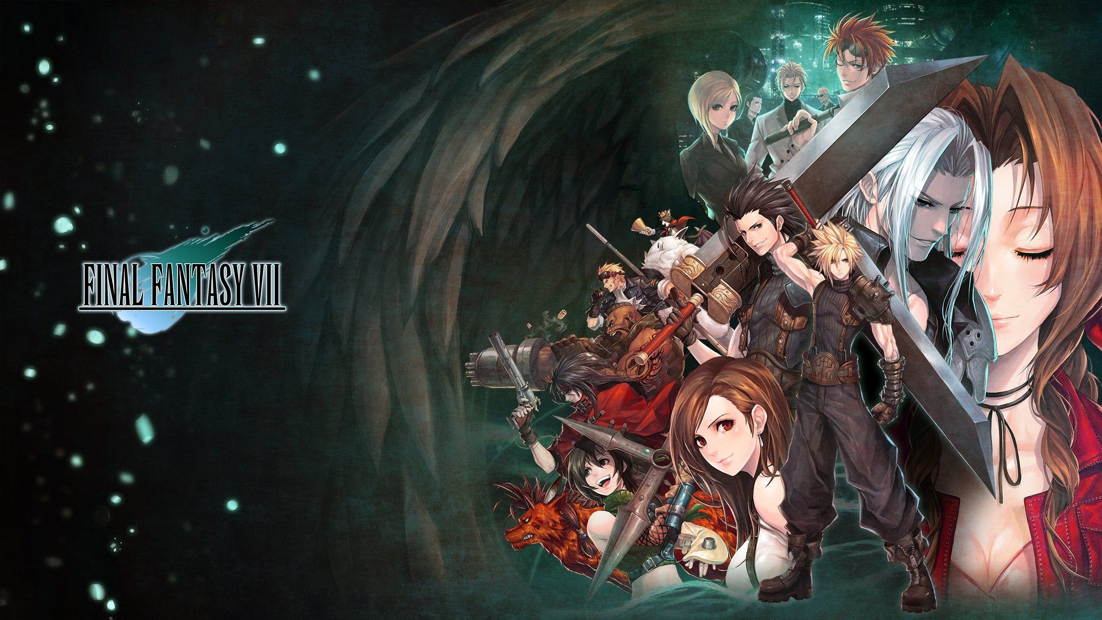 An amazing Final Fantasy 7 wallpaper in honor of the remake