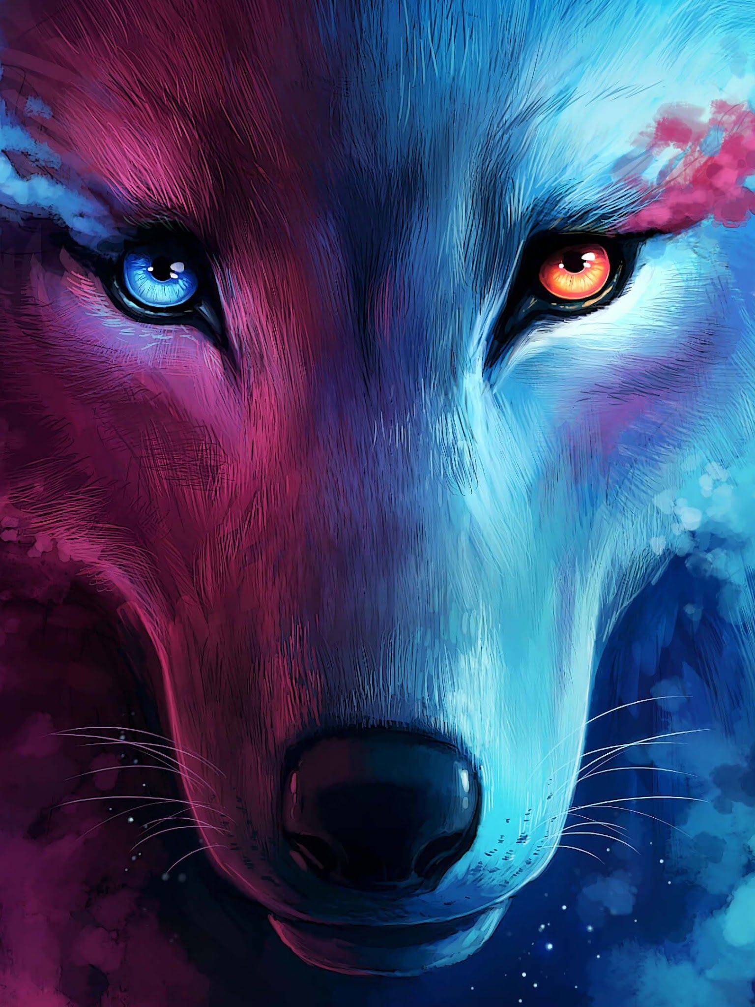 Wolf Fantasy Art 4K Wallpaper