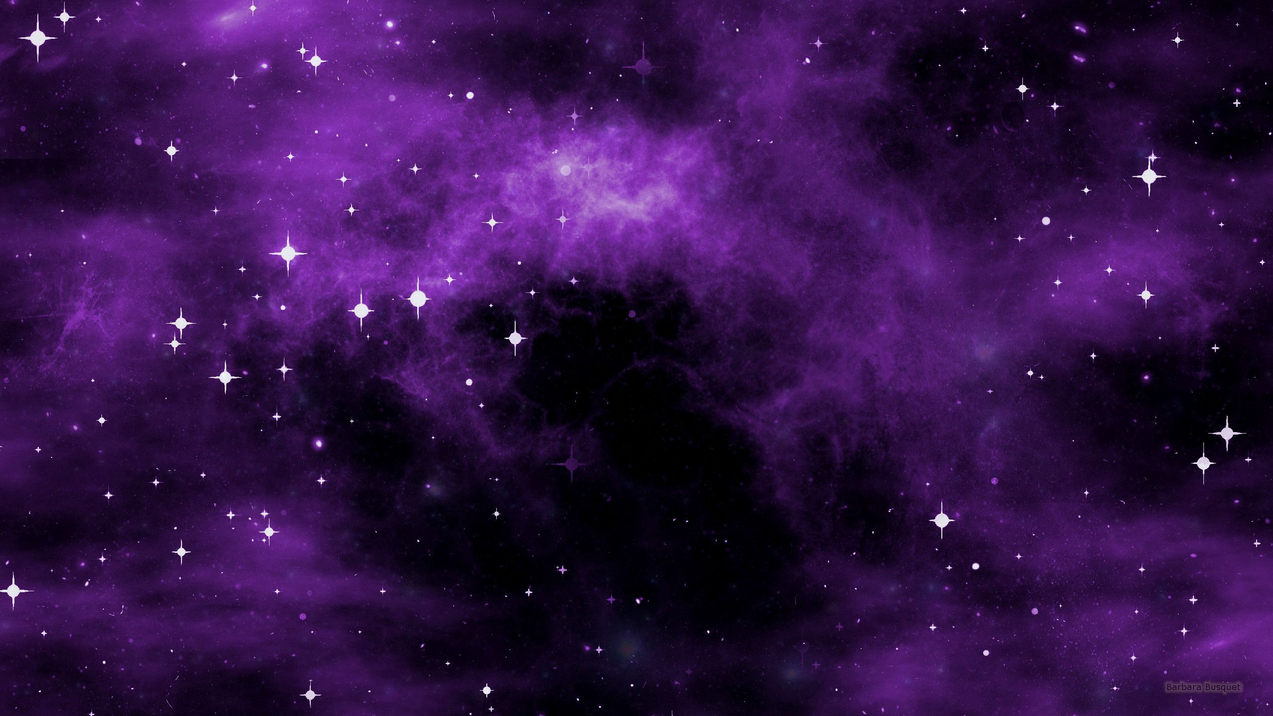 HD Purple Space Wallpaper