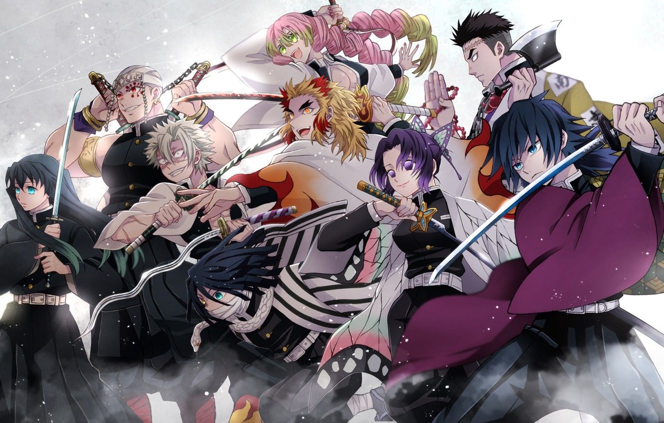 Wallpaper anime, art, characters, The Blade Cleaves Demons, Demon