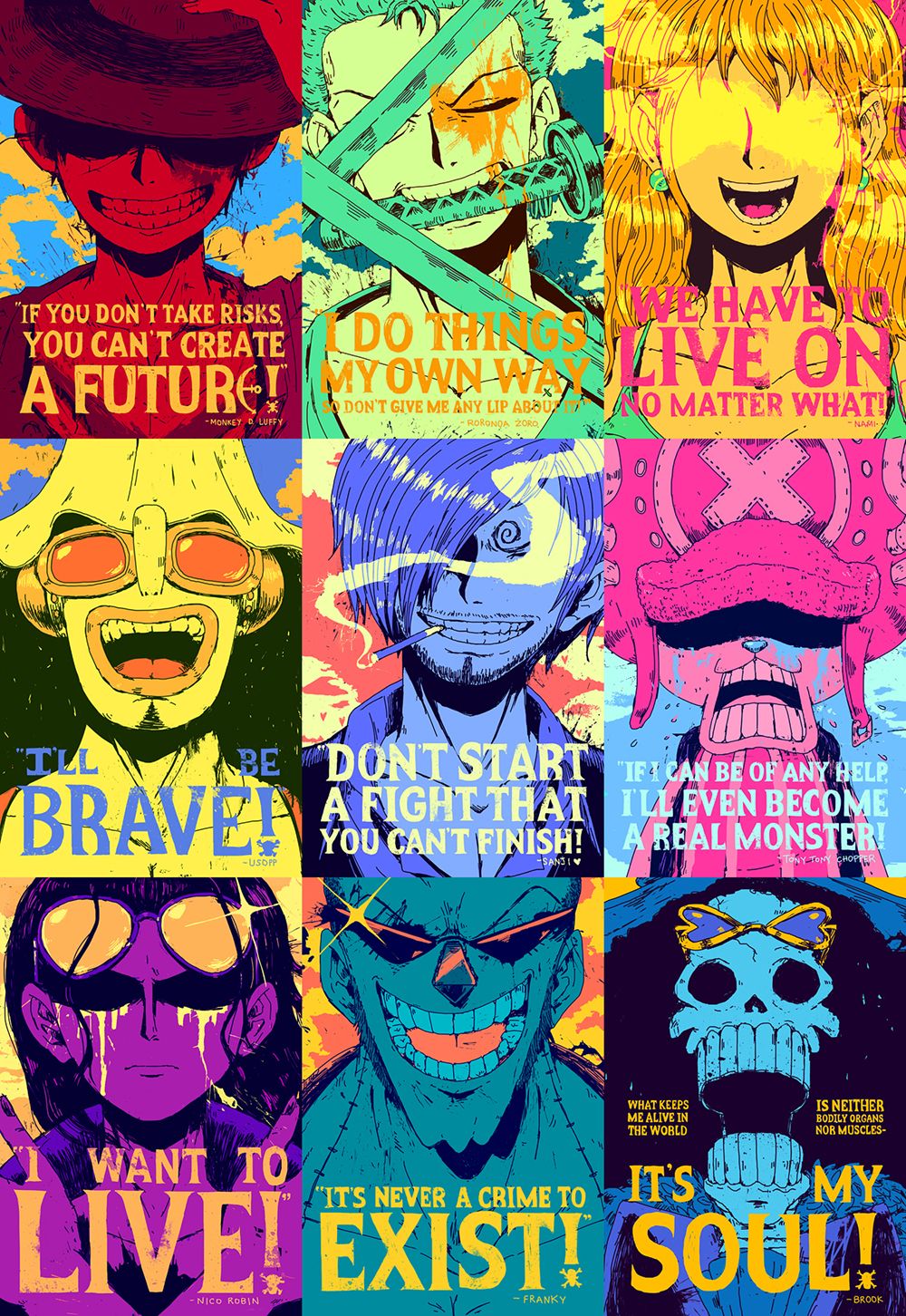 One Piece Crew Wallpapers Wallpaper Cave