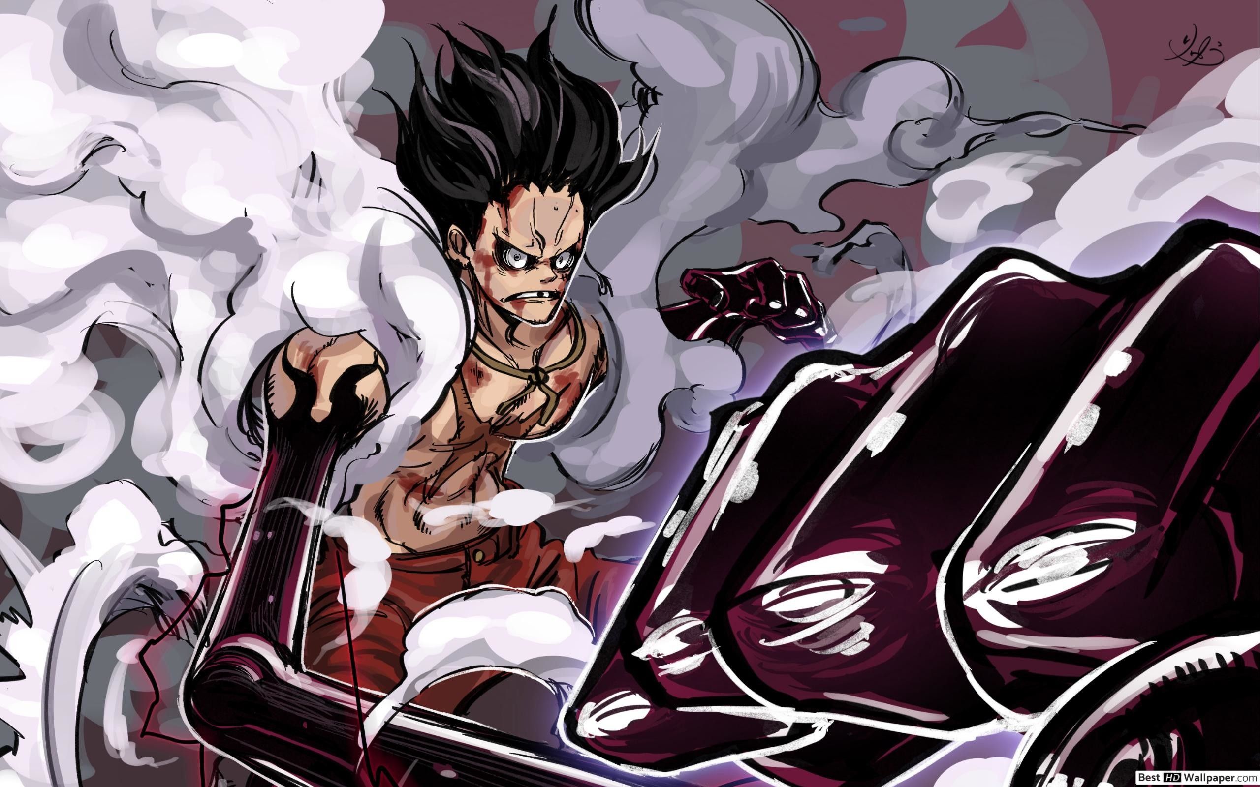 Anime Luffy Gear Fourth Wallpapers - Wallpaper Cave