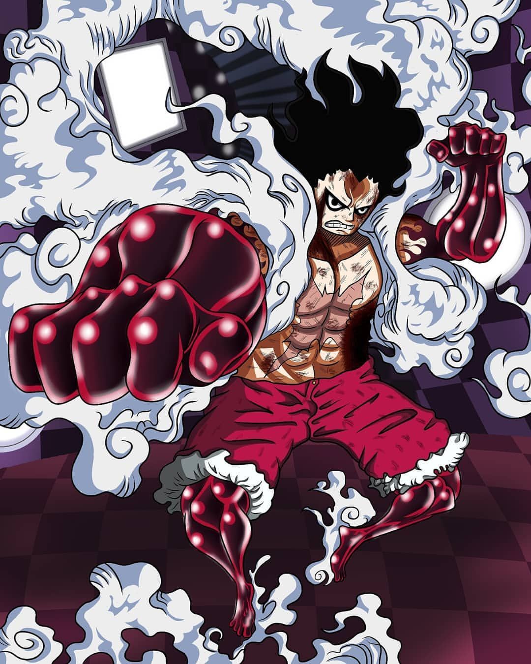 Luffy Gear 4 One Piece Poster By Onepiecetreasure Displate | Images and ...