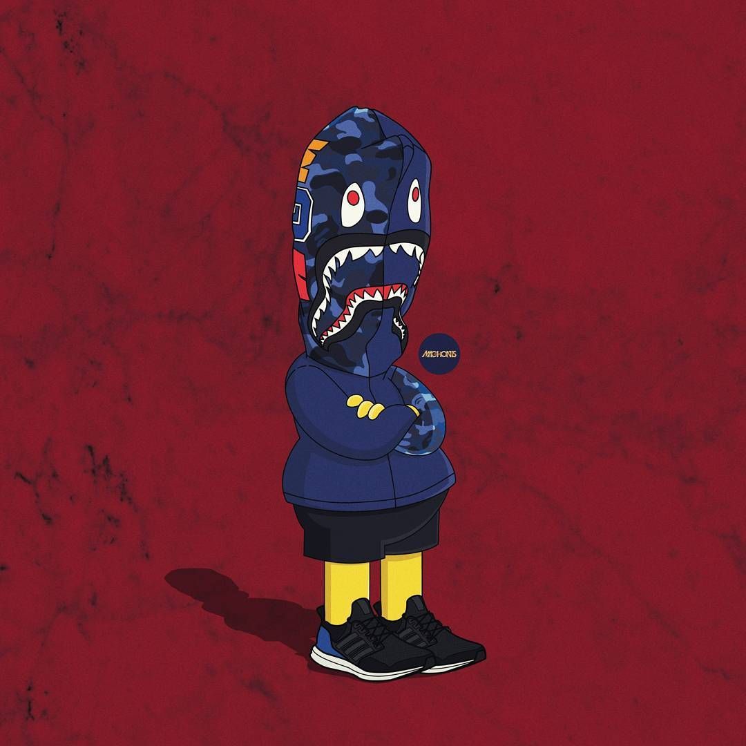 Bart. Simpsons art, Bape cartoon, Trill art