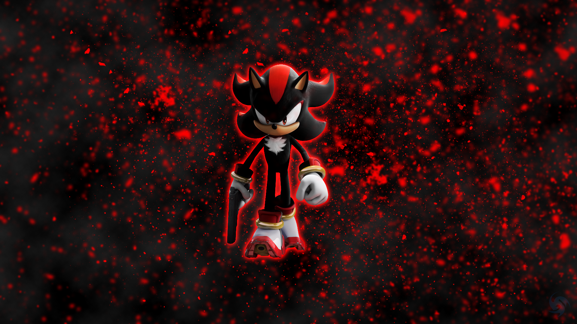 Shadow The Hedgehog Theme (1366x768)