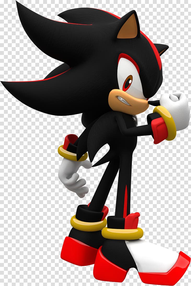 Shadow The Hedgehog transparent background PNG clipart free