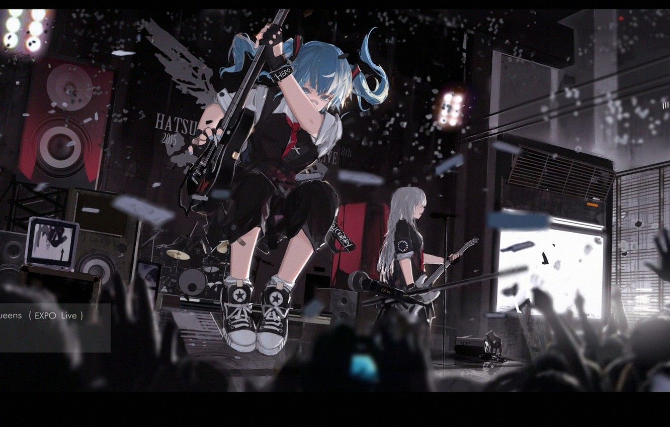 Download Kessoku Band Anime Concert Stage Background  Wallpaperscom